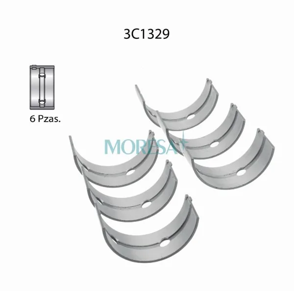 Cojinetes de bancada marca Moresa 3C1329 STD