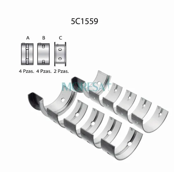 Cojinetes de bancada marca Moresa 5C1559 030