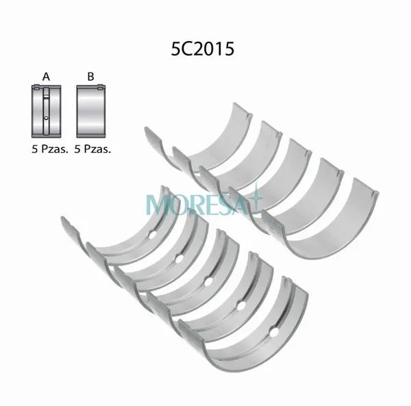 Cojinetes de bancada marca Moresa 5C2015 STD
