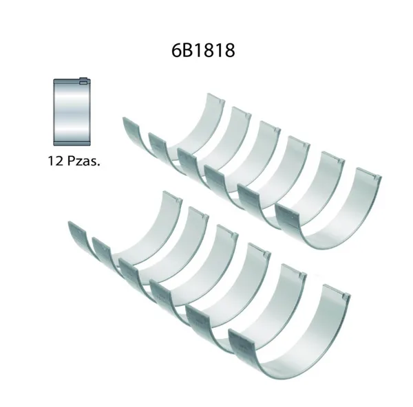 Cojinetes de biela marca Moresa 6B1818 75MM