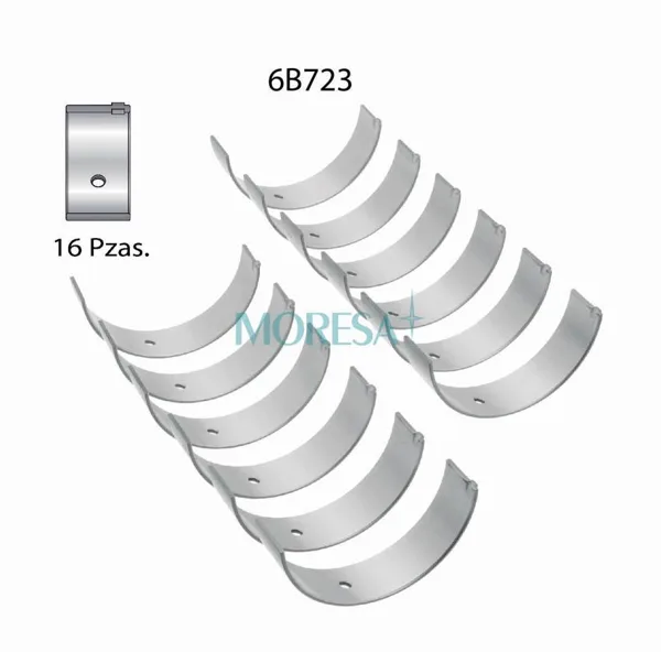 Cojinetes de biela marca Moresa 6B723 030