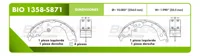 Zapata para freno Bioceramic FT