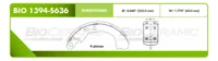 Balata Tambor Bioceramic Bio 1394-S636