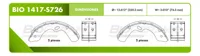 Zapata para freno Bioceramic FT