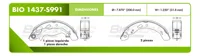 Zapata para freno Bioceramic FT