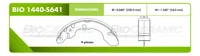 Zapata para freno Bioceramic FT