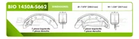 Zapata para freno Bioceramic FT
