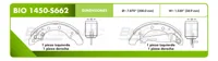 Balata Tambor Bioceramic Bio 1450-S662