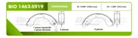Zapata para freno Bioceramic FT
