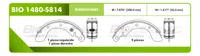 Zapata para freno Bioceramic FT
