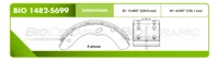 Zapata para freno Bioceramic FT