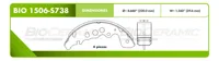 Zapata para freno Bioceramic FT