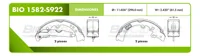 Zapata para freno Bioceramic FT