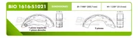 Balata Tambor Bioceramic Bio 1616-S1021