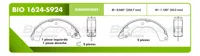 Zapata para freno Bioceramic FT
