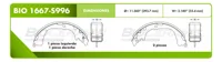 Zapata para freno Bioceramic FT