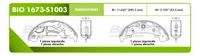 Zapata para freno Bioceramic FT