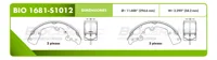 Zapata para freno Bioceramic FT