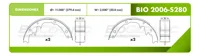 Zapata para freno Bioceramic FT