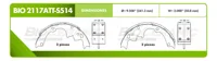 Zapata para freno Bioceramic FT