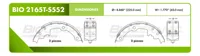 Zapata para freno Bioceramic FT
