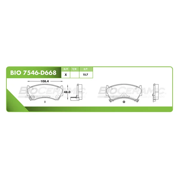 Balata Bioceramic Bio 7546-D668 BIO 7546-D668