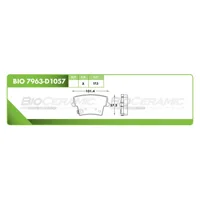 Pastilla para freno de disco Bioceramic, Formula Ceramic LowMet, Trasera