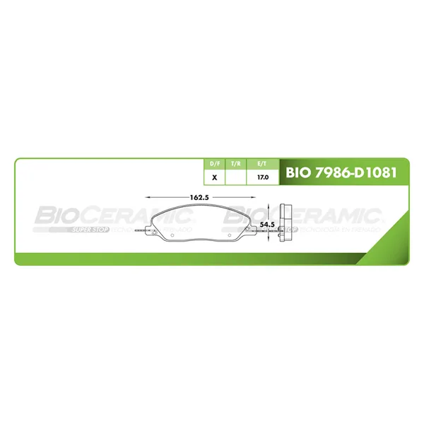Balata Bioceramic Bio 7986-D1081 BIO 7986-D1081