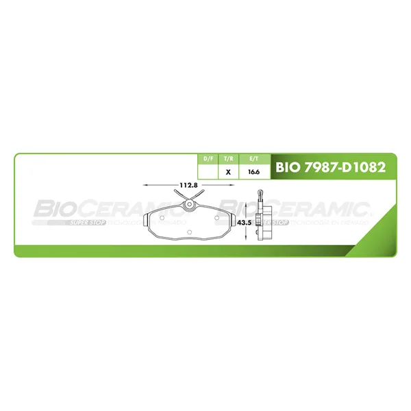 Balata Bioceramic Bio 7987-D1082 BIO 7987-D1082