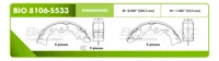 Zapata para freno Bioceramic FT