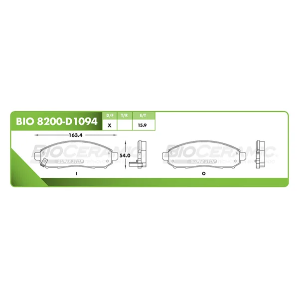 Balata Bioceramic Bio 8200-D1094 BIO 8200-D1094