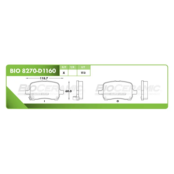 Balata Bioceramic Bio 8270-D1160 BIO 8270-D1160