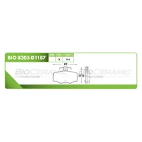 Pastilla para freno de disco Bioceramic, Formula Ceramic LowMet, Trasera