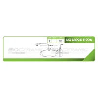 Pastilla para freno de disco Bioceramic, Formula Ceramic LowMet, Delantera