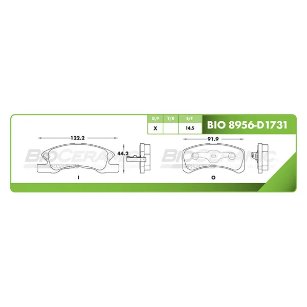 Balata Bioceramic Bio 8956-D1731 BIO 8956-D1731