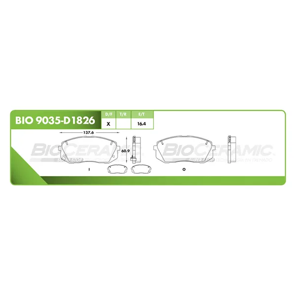 Balata Bioceramic Bio 9035-D1826 BIO 9035-D1826