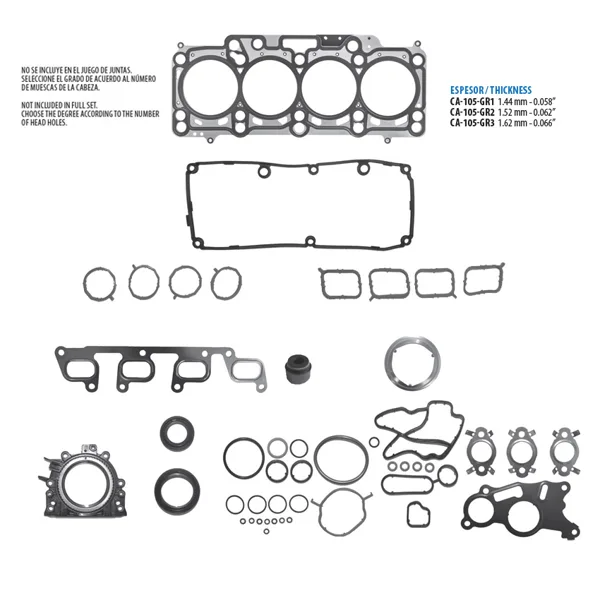 Juego completo para motor JC-105