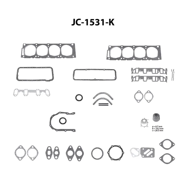 Empaque Completo Tf Victor Jc-1531-K JC-1531-K