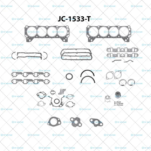 Juego completo para motor JC-1533-T