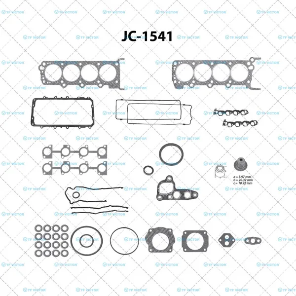 Empaque Completo Tf Victor Jc-1541 JC-1541