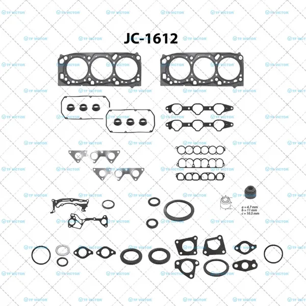 Juego completo para motor JC-1612