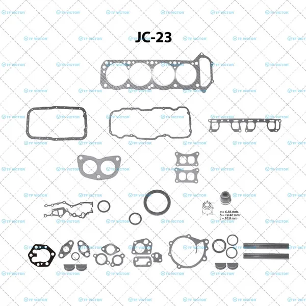 Empaque Completo Tf Victor Jc-23 JC-23