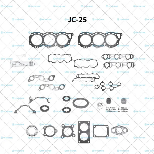 Juego completo para motor JC-25