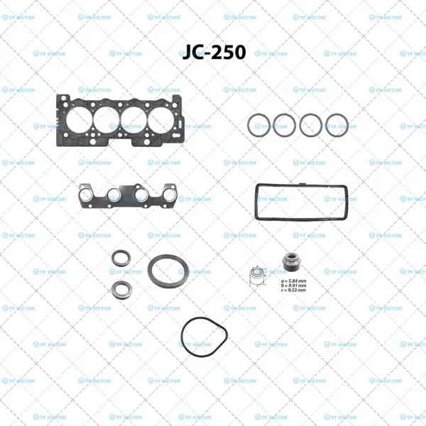 Empaque Completo Tf Victor Jc-250 JC-250