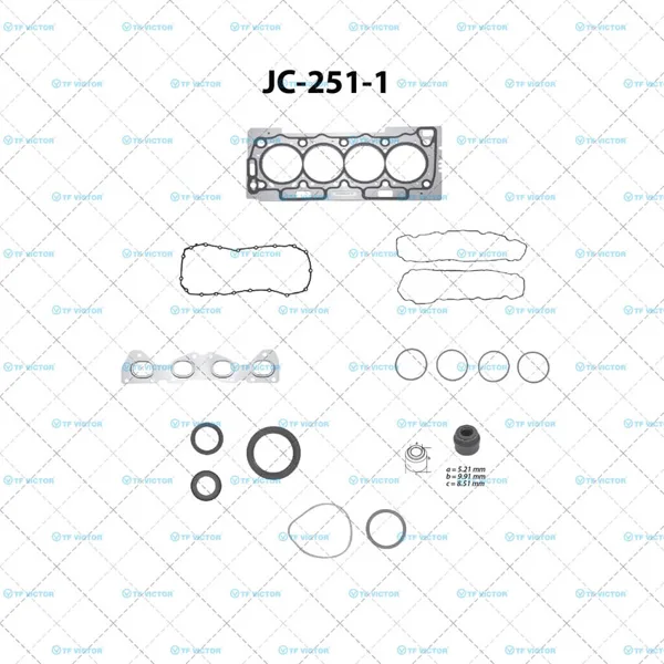 Empaque Completo Tf Victor Jc-251-1 JC-251-1