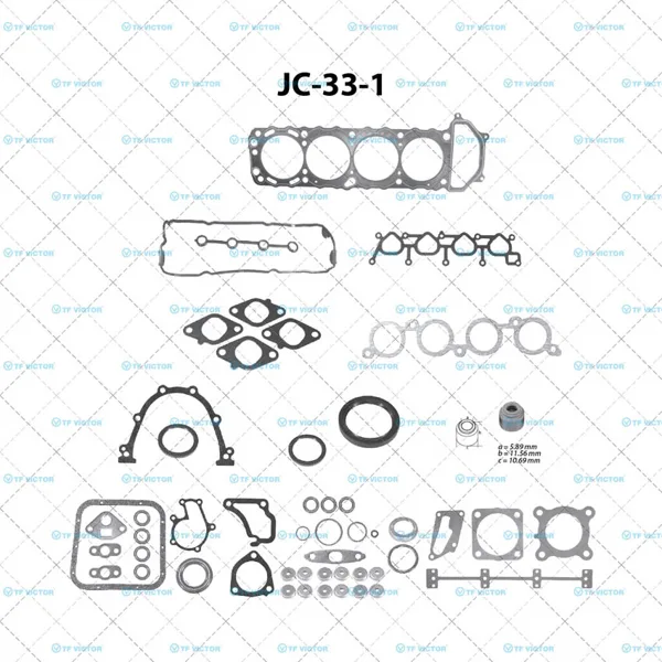 Juego completo para motor JC-33-1