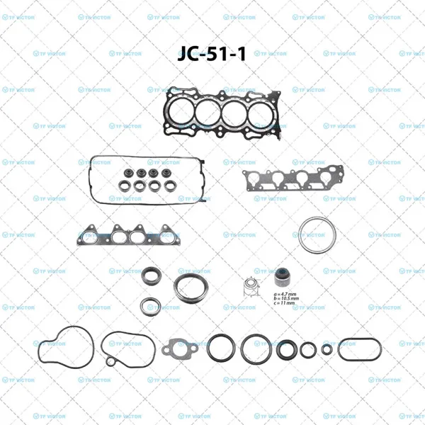 Juego completo para motor JC-51-1