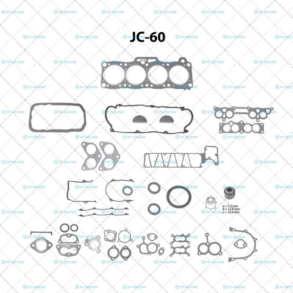 Empaque Completo Tf Victor Jc-60 JC-60