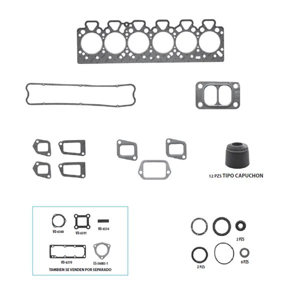 Juego completo para motor JC-6083-X3R