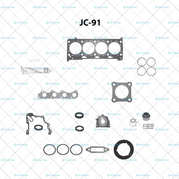 Juego completo para motor JC-91